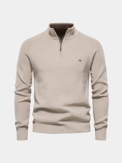 Sweter męski bawełniany lekki i oddychający na jesień 7