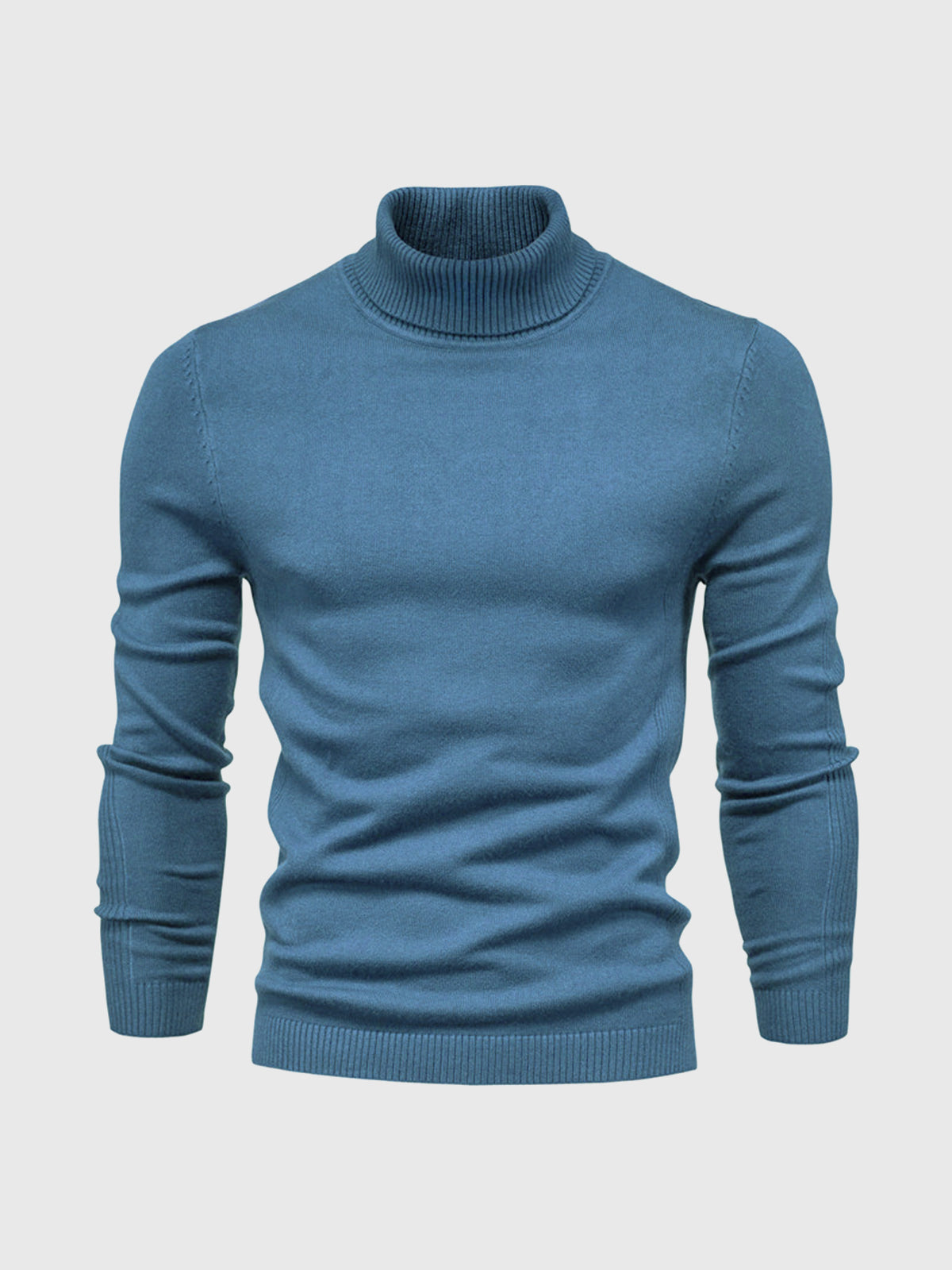 Sweter męski golf bawełniany klasyczny, do prania w pralce 10