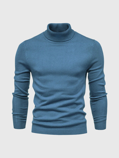 Sweter męski golf bawełniany klasyczny, do prania w pralce 10
