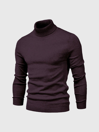 Sweter męski golf bawełniany klasyczny, do prania w pralce 11