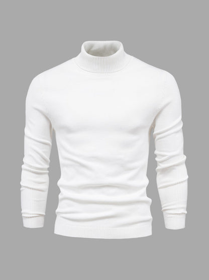 Sweter męski golf bawełniany klasyczny, do prania w pralce 15
