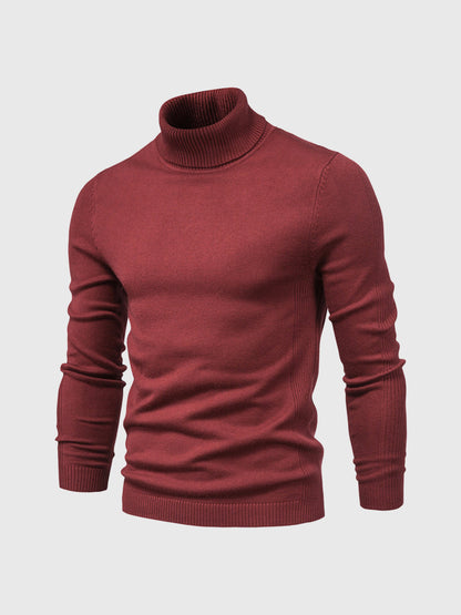 Sweter męski golf bawełniany klasyczny, do prania w pralce 16