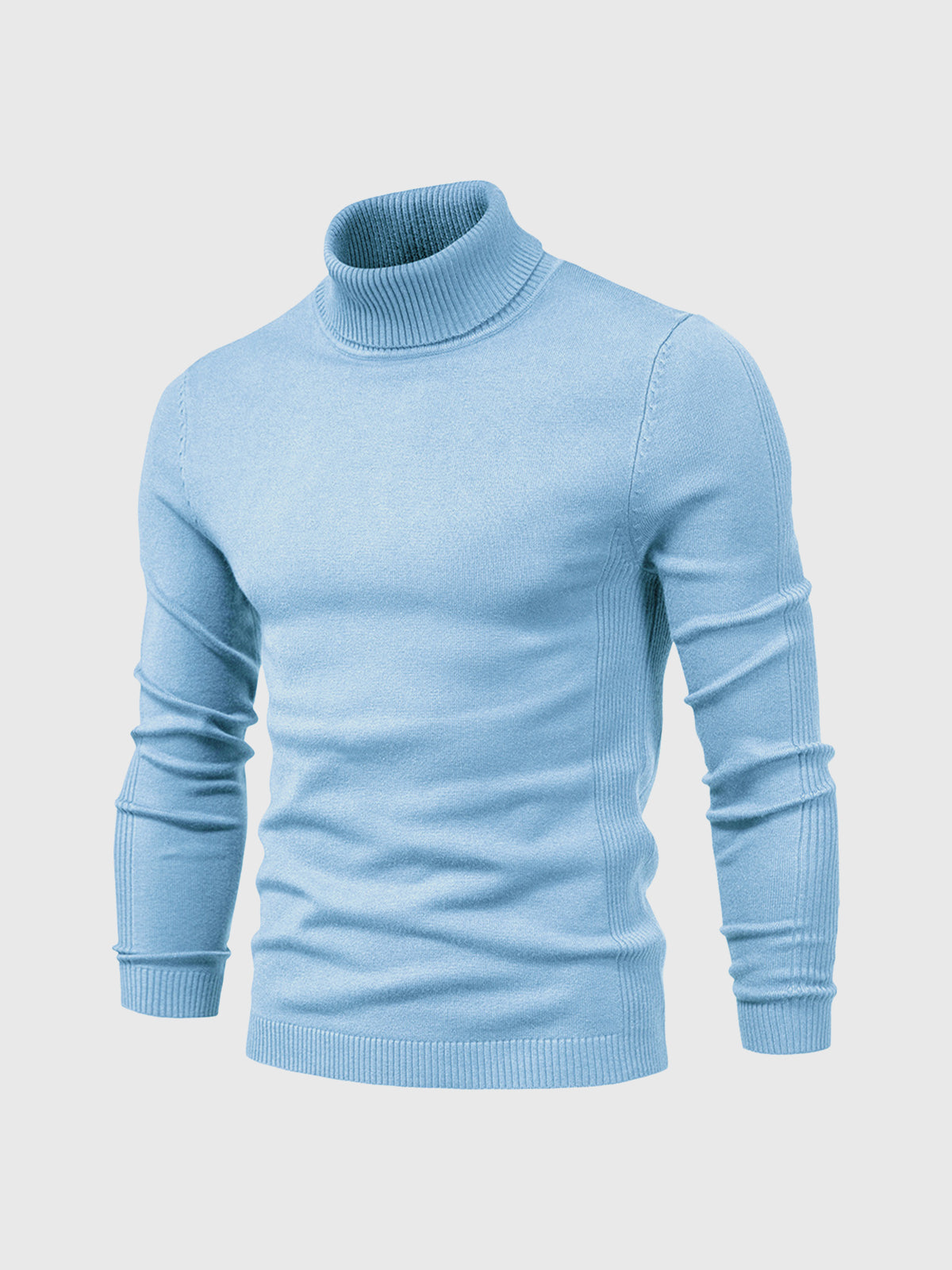 Sweter męski golf bawełniany klasyczny, do prania w pralce 3