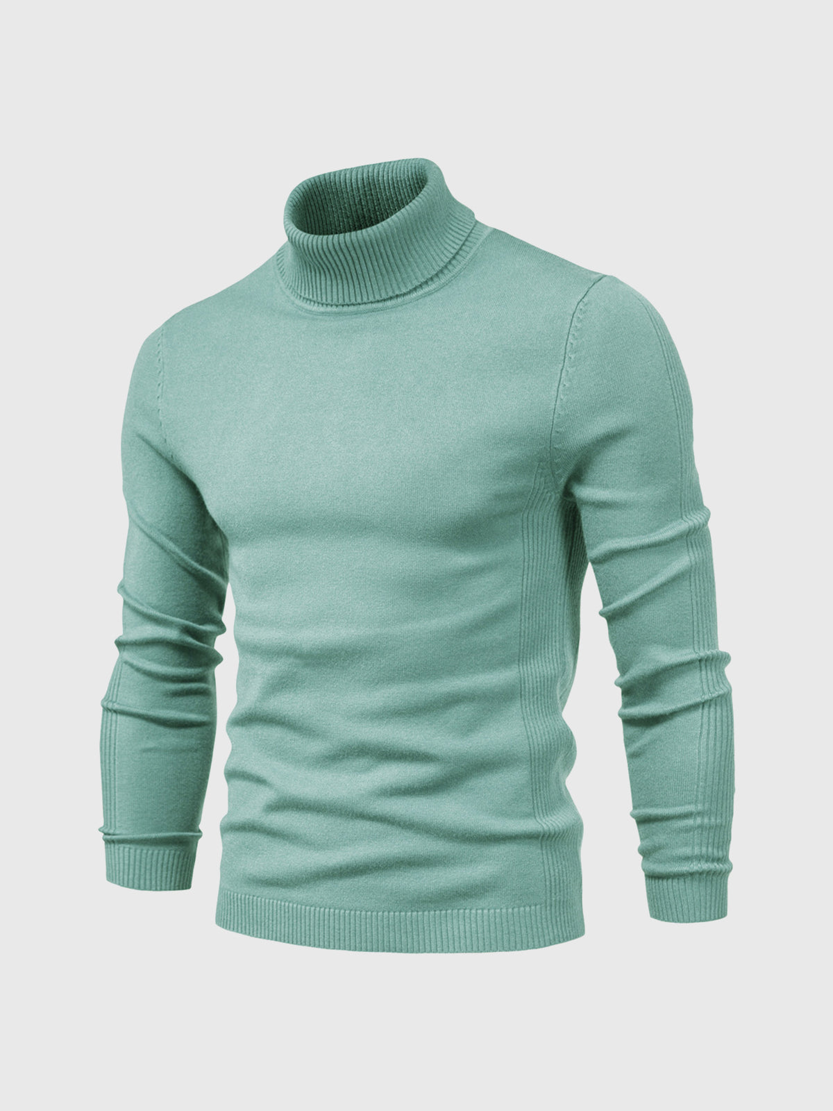 Sweter męski golf bawełniany klasyczny, do prania w pralce 4