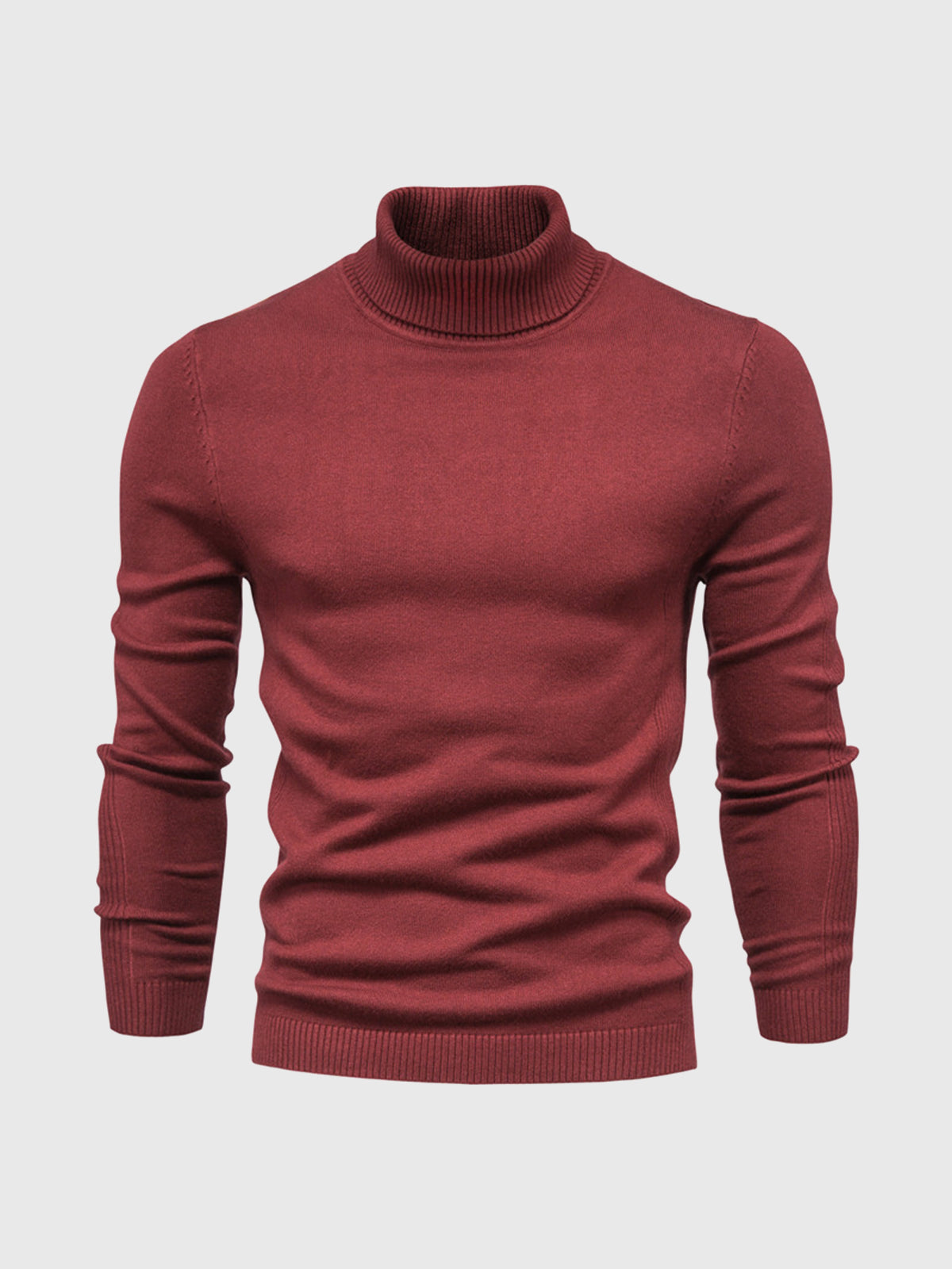 Sweter męski golf bawełniany klasyczny, do prania w pralce 5