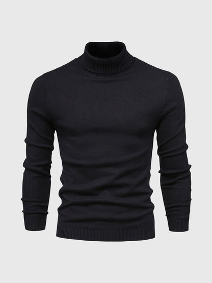 Sweter męski golf bawełniany klasyczny, do prania w pralce 6