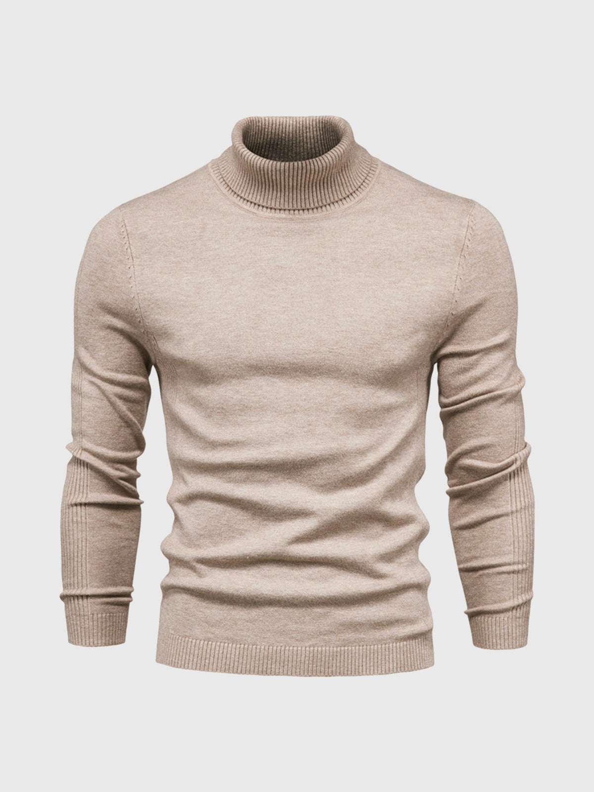 Sweter męski golf bawełniany klasyczny, do prania w pralce 8