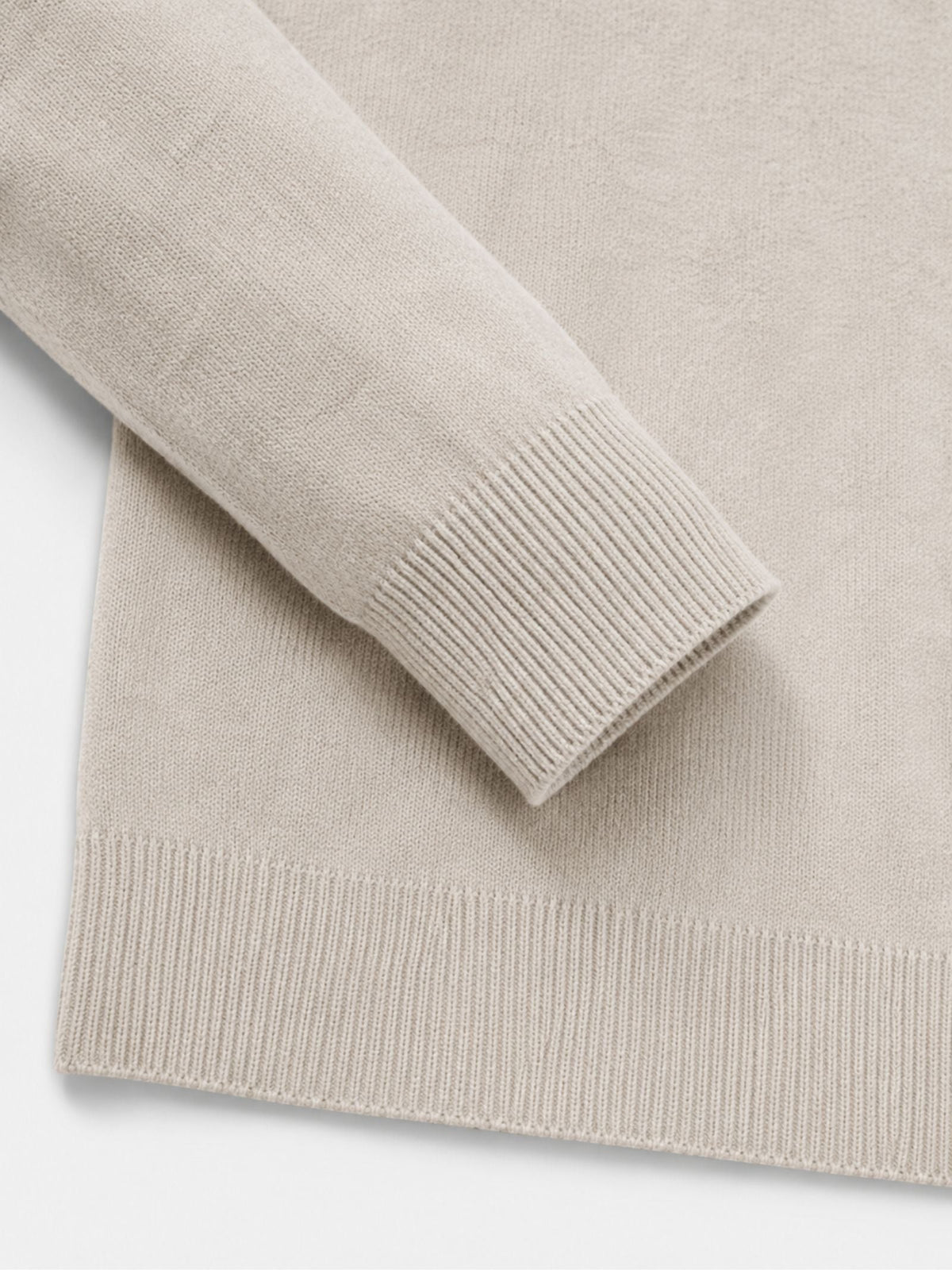 Sweter męski w serek z wełny merynosa, z zamkiem, splot fakturowy 15