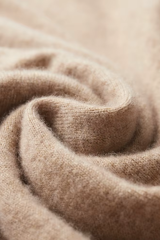 Sweter męski z kapturem dzianinowy ze sznurkiem 5