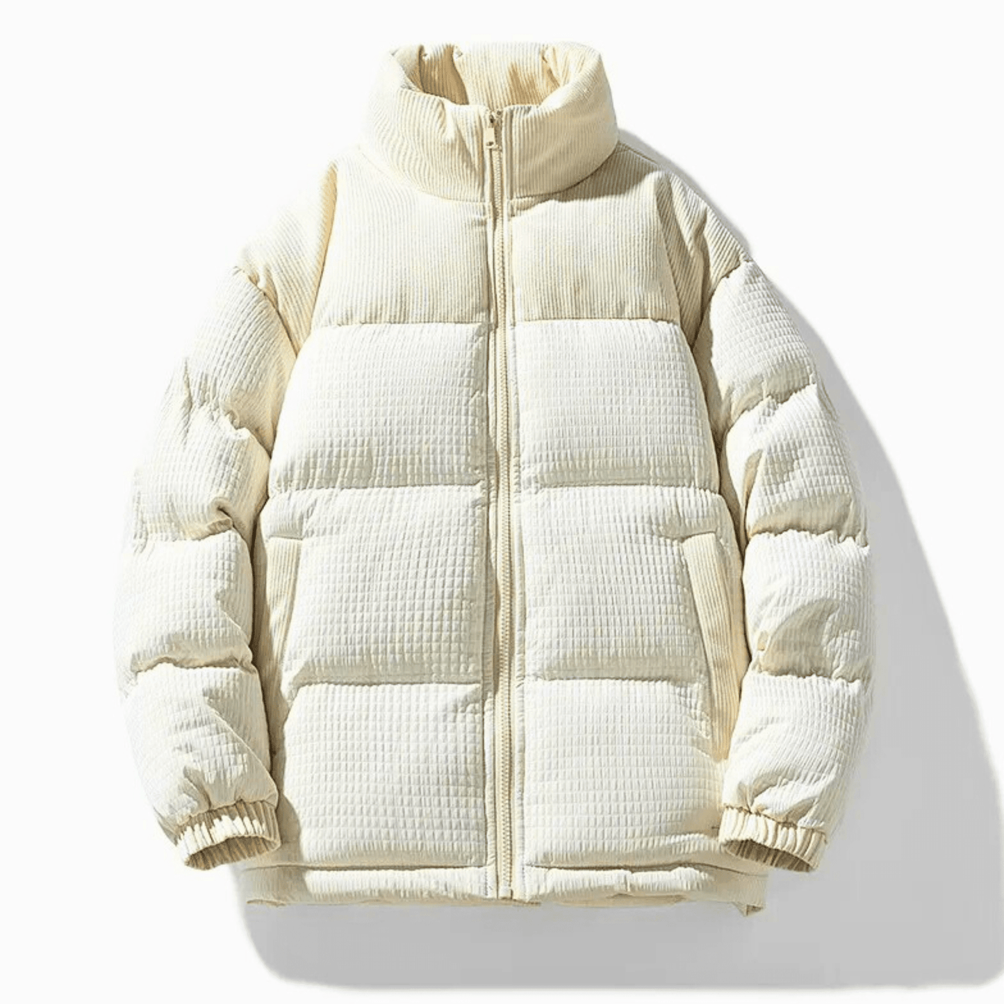Szymon | Oversize pikowana kurtka zimowa męska