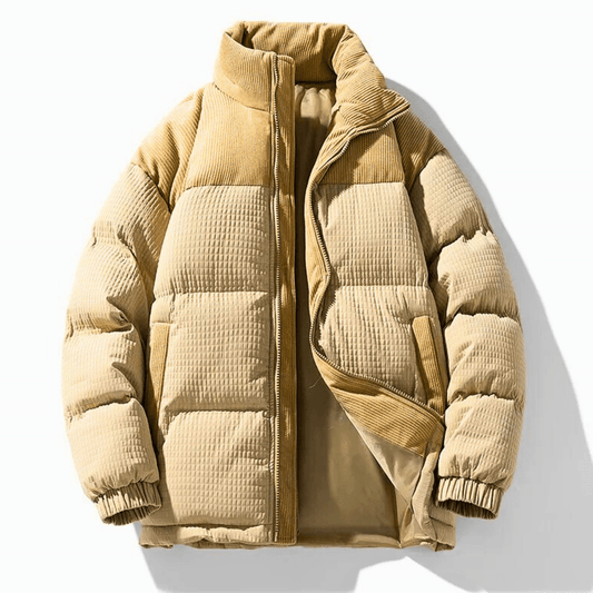 Szymon | Oversize pikowana kurtka zimowa męska