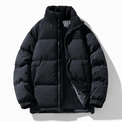 Szymon | Oversize pikowana kurtka zimowa męska