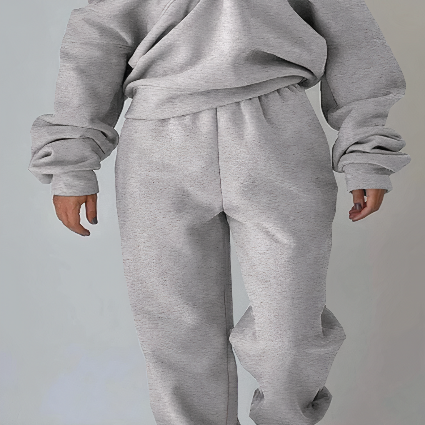 Ewa | Dwuczęściowy dres z half-zip bluzą i joggerami damski